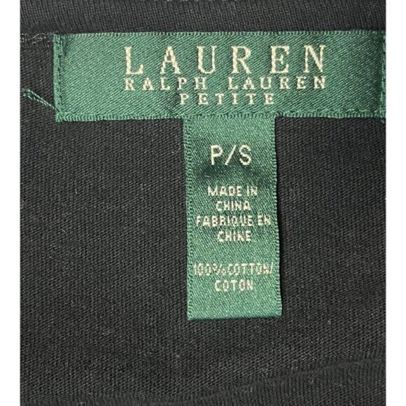 Lauren Ralph Lauren Short Sleeve Crew Neck Horsebit Print Cotton T-Shirt P/S - Picture 5 of 5